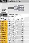 Metric Hex driver bit specifications - click to enlarge