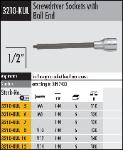 Long shank metric ball head driver specifications - click to enlarge