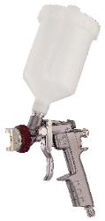 F1 Car HPS Gravity Feed Spray Guns
The F1 Car Spray gun has been developed for use in the automotive refinish environment, with attention paid to the balance and weight of the spray gun. It is light weight and easy to handle, has a stainless steel needle and fluid nozzle set, and is chrome plated. This spray gun has the HPS features developed by Ani, providing an 80% transfer rate exceeding HVLP guns, while minimizing over-spray.