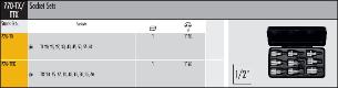 1/2 inch drive Torx drive sets