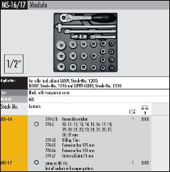 1/2 inch drive socket set specifications